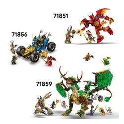 LEGO 71857 NINJAGO Bitwa Ninja: Domek na drzewie z pojazdami