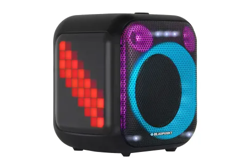 Power Audio Blaupunkt Party Box PB6LED 40W Bluetooth Radio FM Mikrofon Karaoke Czarny
