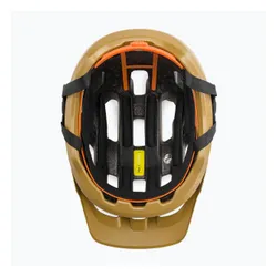 Kask rowerowy POC Axion Race MIPS cerussite kashima/uranium black metallic/matt