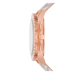 Michael Kors Runway Mk6980 White / Rose Gold Saati