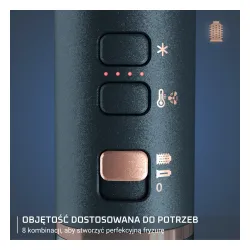 Suszarko-lokówka Rowenta Air Rotate UB9920 1300W Jonizacja Obrotowa Zimny nawiew Średnica szczotki 38mm 50mm 4 poziomy temperatury