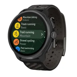 Zegarek sportowy Suunto Race 2 Titanium Black 49mm GPS Czarny-tytanowy