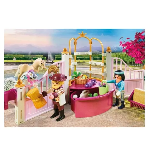 Playmobil Playmobil PRİNCESS bir ahırda binicilik eğitimi 70450