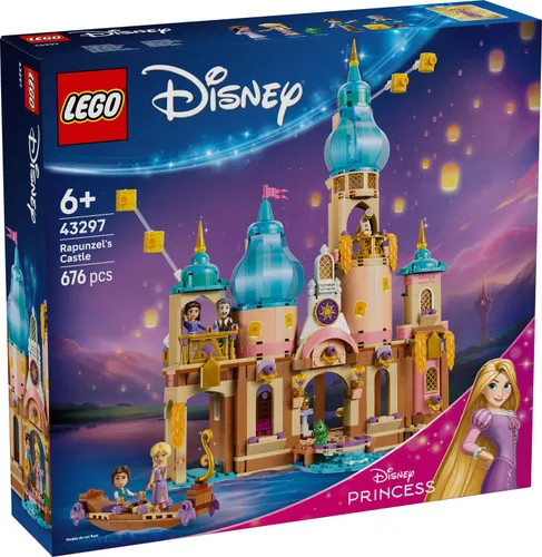 LEGO 43297 Disney: Замок Рапунцель, набор кубиков 6+
