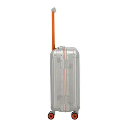 Walizka kabinowa Travelite Next 75 Years Edition - silver / orange