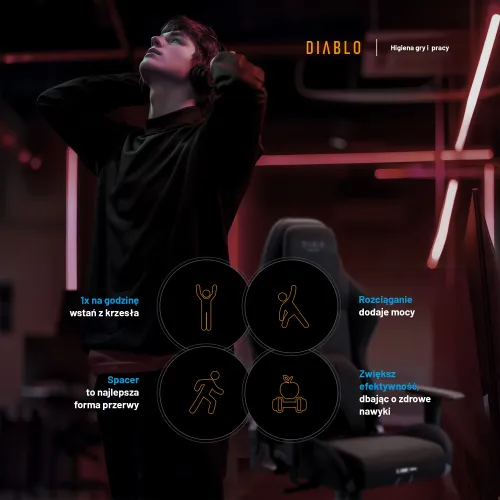 Fotel DIABLO CHAIRS X-One 2.0 Prime Czarny