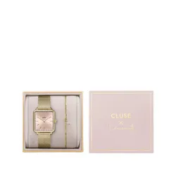 Часы Cluse La Tétragone Léanemarts Cg10322 Gold / Rose