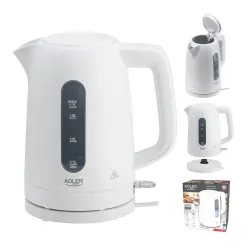 ADLER Strix AD 1379w 1,7 l - czajnik elektryczny bezprzewodowy plastikowy