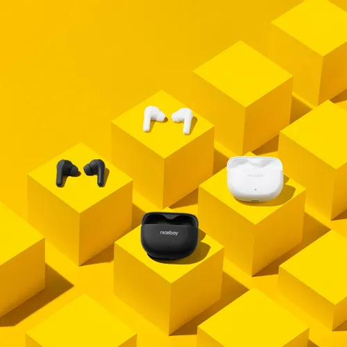 Słuchawki dokanałowe NICEBOY Pins 4 ANC Biały