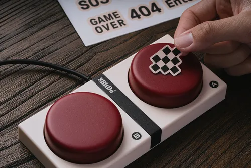 Klawiatura mechaniczna 8BitDo Mechanical Keyboard Fami Edition Kailh Box Brown V2 Brązowy