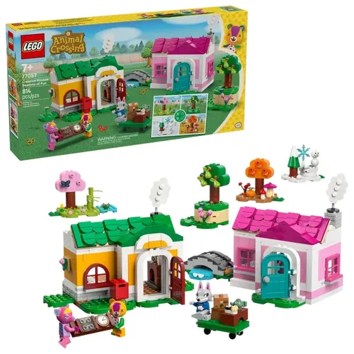 LEGO Animal Crossing 77057 Kreatywne domy: Pory zabawy