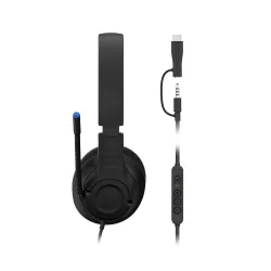 Słuchawki przewodowe z mikrofonem Belkin Inspire Wired Kids do Nintendo Switch 2 Czarny