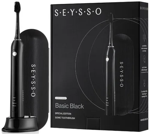 Szczoteczka soniczna SEYSSO Carbon Basic Czarny