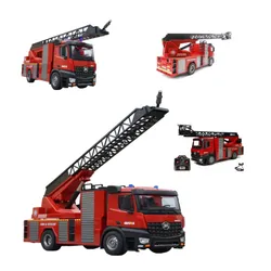 Zdalnie sterowany samochód COIL ciężarówka straż pożarna na pilota LED AKU