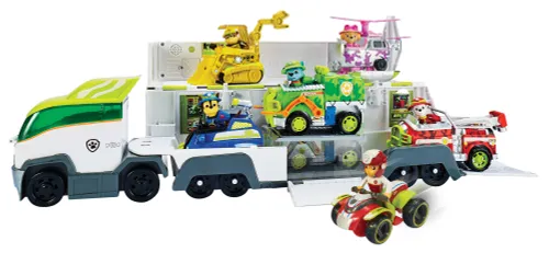 Pojazd SPIN MASTER Psi Patrol Ciężarówka Patrolowiec Jungle Patroller + figurka 6072465 20151114
