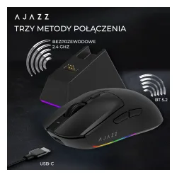 Myszka gamingowa Ajazz AJ139 V2 MC Czerwony