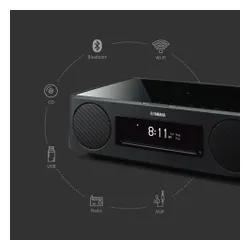 Wieża Yamaha MusicCast 200 TSX-N237D 50W Wi-Fi Bluetooth AirPlay Radio FM, DAB+, Internetowe Biały