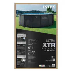 Basen ogrodowy stelażowy ULTRA XTR 549x132 cm z pompą filtrującą INTEX 26330 ND