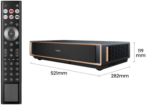 Projektor HISENSE PT1 4K (3840 x 2160), 2500 ANSI lumen, Wi-Fi, Bluetooth