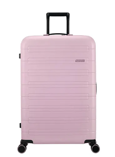 American Tourister'ın Büyük Genişletilmiş bavulu Novastream-soft pink