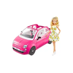 Fiat Arabalı Barbie Bebeği