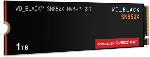 Dysk SSD WD Black SN850X 1TB PCIe Gen4 x4 Bez radiatora