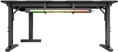 Biurko gamingowe narożne GENESIS Holm Modular 160 Czarny