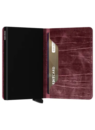 Кошелек Secrid Dutch Martin small RFID Slimwallet - бордо