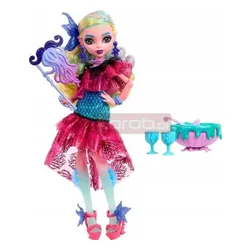 MONSTER BALL LALKA MONSTER HIGH LAGOONA BLUE lalka w imprezowym stroju HNF71