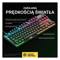 Klawiatura SteelSeries Apex 9 TKL OptiPoint (64847)