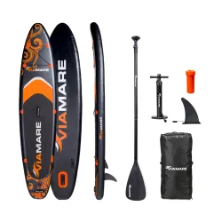 SUP доска Viamare 330 S 10'9" octopus оранжевый/черный