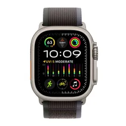 Apple Watch Ultra 2 GPS + сотовый 49 мм Титан + синий / черный браслет Trail размер M / L