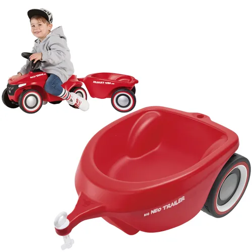 Big Przyczepka do jeździka Bobby Car Neo czerwona