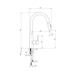 Bateria DEANTE Lukrecja BDH N72M Nero