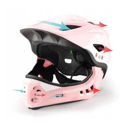 Kask rowerowy dziecięcy fullface szczękowy 2w1 odpinana szczęka rozmiar "M"