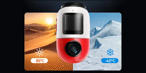 Wideorejestrator 70MAI X800 4K Dual Set +karta pamięci 128GB