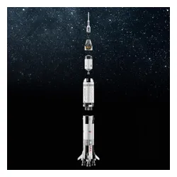 Конструктор Lego Ideas ракета NASA Apollo Saturn V (92176)