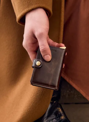 Secrid Premium RFID Miniwallet + кошелек Naplak - красное дерево