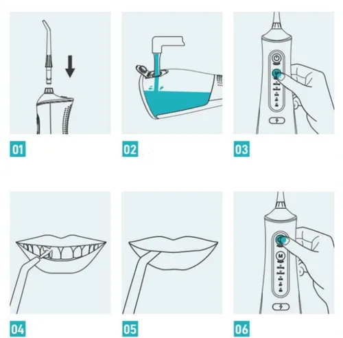 Irygator EXTRALINK Smartlife Intelligent Water Flosser L8 Biały