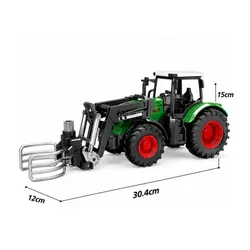 Zestaw Farma Traktor Przyczepa Ciągnik Zagroda Maszyny Rolnicze Zwierzęta Figurki
