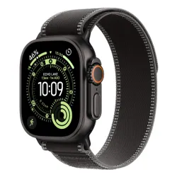 Apple Watch Ultra 3 GPS + Cellular 49mm koperta tytanowa (czarny) + pasek Trail rozmiar S/M (czarny/węgiel drzewny)
