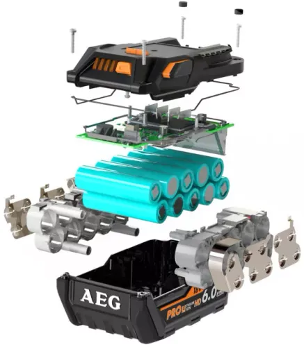 AEG PowerTools aküsü L1860RHD 6AH