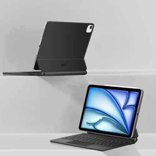 Etui na iPad Air TECH-PROTECT SmartCase Magnetic + Keyboard Czarny Klawiatura