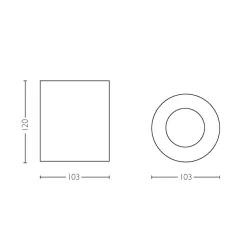 Oświetlenie punktowe Philips Hue White Ambiance Pillar Czarny