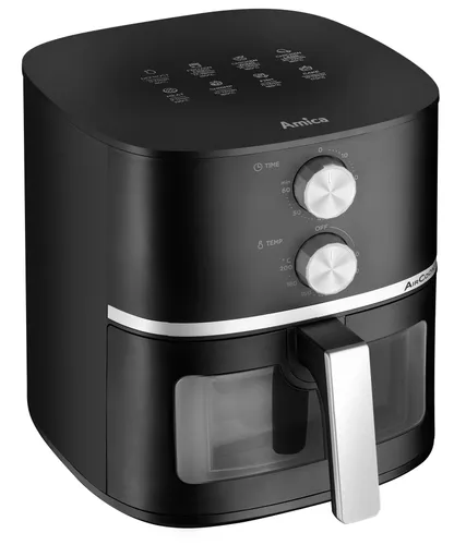 Air Fryer Frytkownica beztłuszczowa AMICA AFM 2020 5.5l z okienkiem do obserwacji postępów