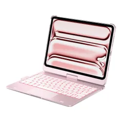 Etui na iPad Pro 11 cali TYPECASE Flexbook Touch Jasnoróżowy Klawiatura