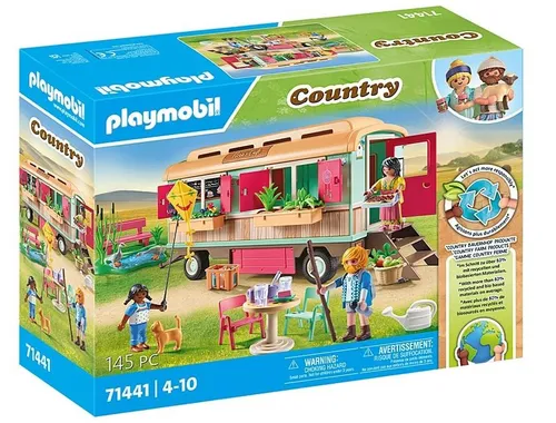 Набор фигурок Playmobil Страна 71441 Уютное кафе в вагончике