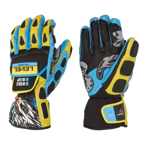 Rękawice narciarskie Level Worldcup CF yellow/blue