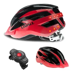 Kask rowerowy LIVALL MT1 Neo Czerwony MTB z lampką (rozmiar M)