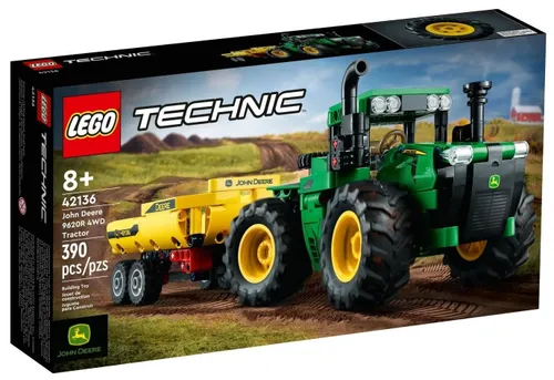 LEGO Technic 42136 трактор John Deere 9620r 4WD